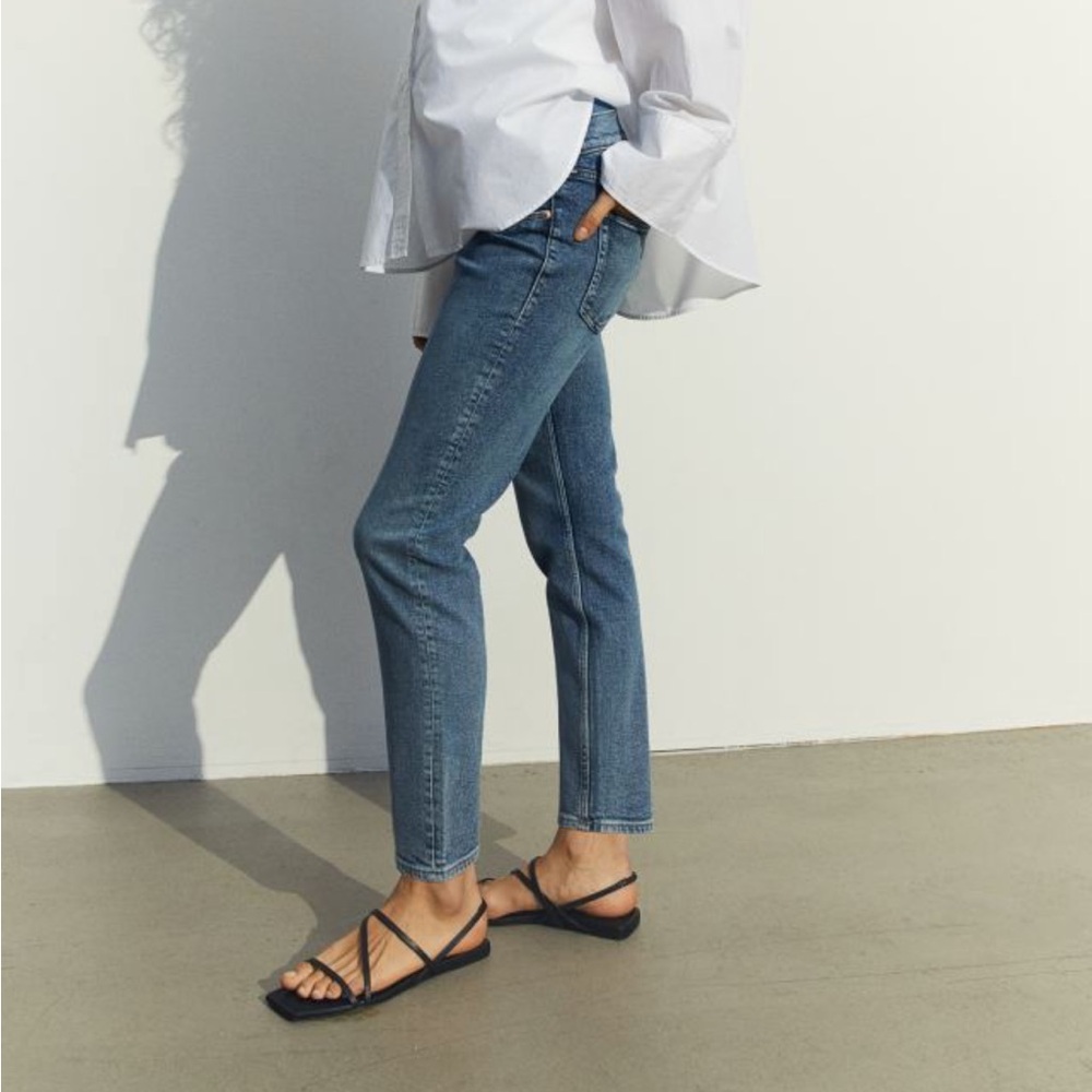 MAMA Slim Ankle Jeans